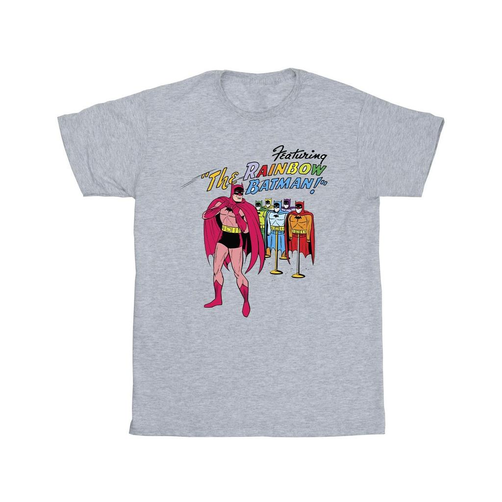 DC Comics Boys Batman Comic Cover Rainbow Batman T-Shirt