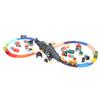 126pcs Wooden Block Track Set Educational Safe Interactive Toy Wood Train Track Set for Child