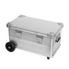 Mountain Outdoor Aluminum Storage Box with Wheels and Pull Rod for Camping Gear and Car Trunk