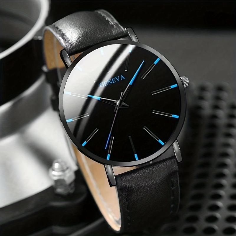 Hot-selling Belt Business Men's Watch, Fashionable Simple Style Casual Thin Quartz Watch
