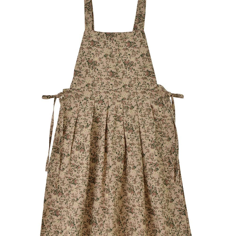 Korean Style Adjustable Cotton Waterproof Printed Apron with Pocket