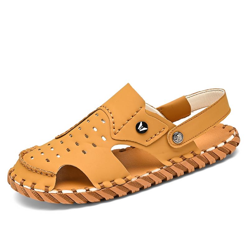 Fashion Men Sandals Summer Leisure Beach Holiday Sandals Men Shoes 2024 New Outdoor Sneakers Male Retro Comfortable Casual Sandals Men