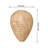 1-5PCS Hanging Wasp Nest Decoy Outdoor Waterproof Fake Wasp Nest Decoy Nest Decoy Hornets Plastic Insects Paper Drive Beehive