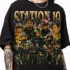 Limited Station 19 Tv Show Vintage Tshirt Gift For Him Or Her Station 19 Lovers Shirt Retro 90s Station 19 Bootleg Shirt