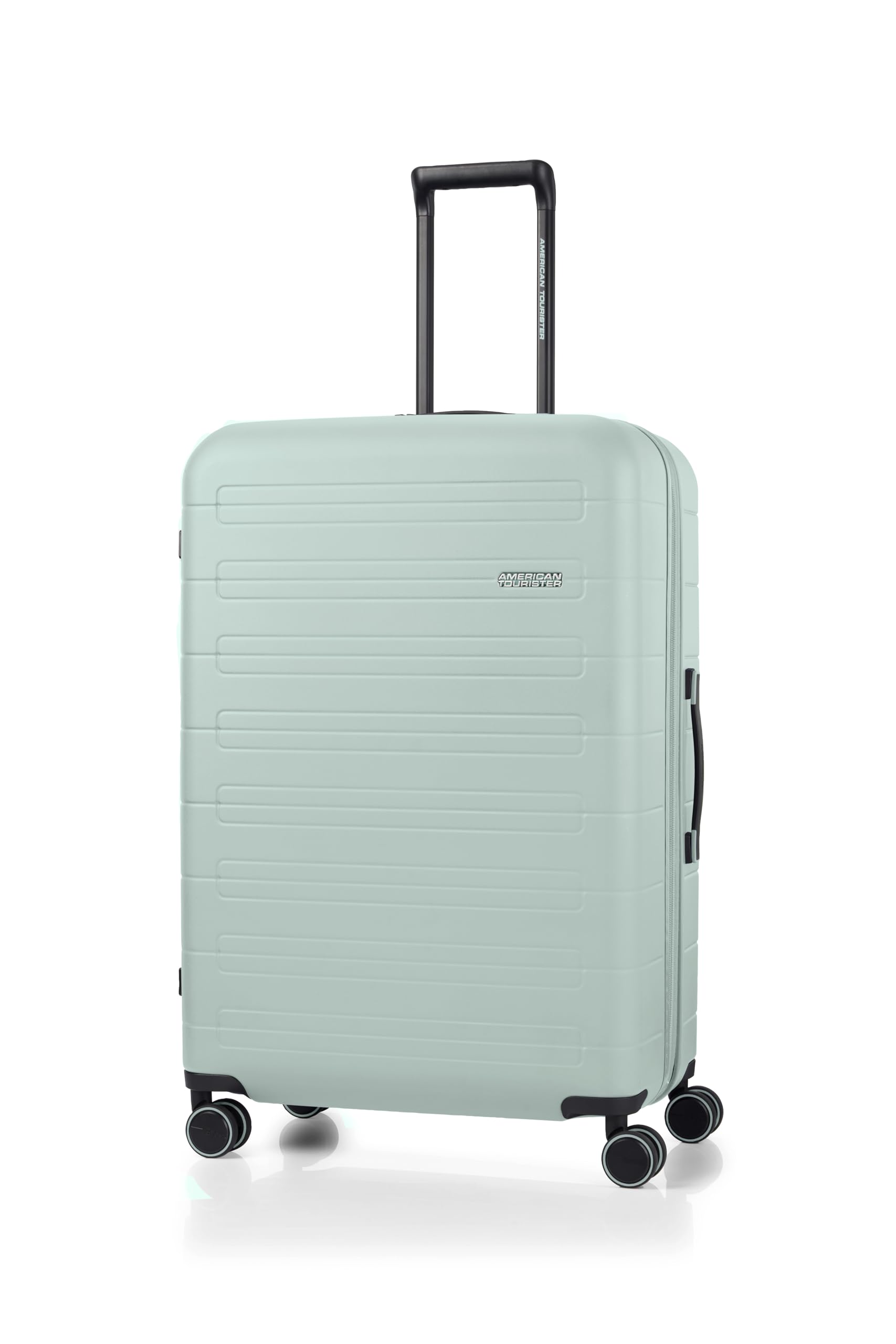 

American Tourister Novastream Carry-on Suitcase, Small Spinner 55 with Expandable Function, Lightweight, 36L, 55cm, 2.6kg, Nomad Green
