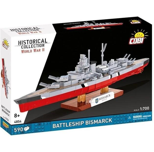 Конструктор пластиковый Cobi Battleship Bismarck военный корабль