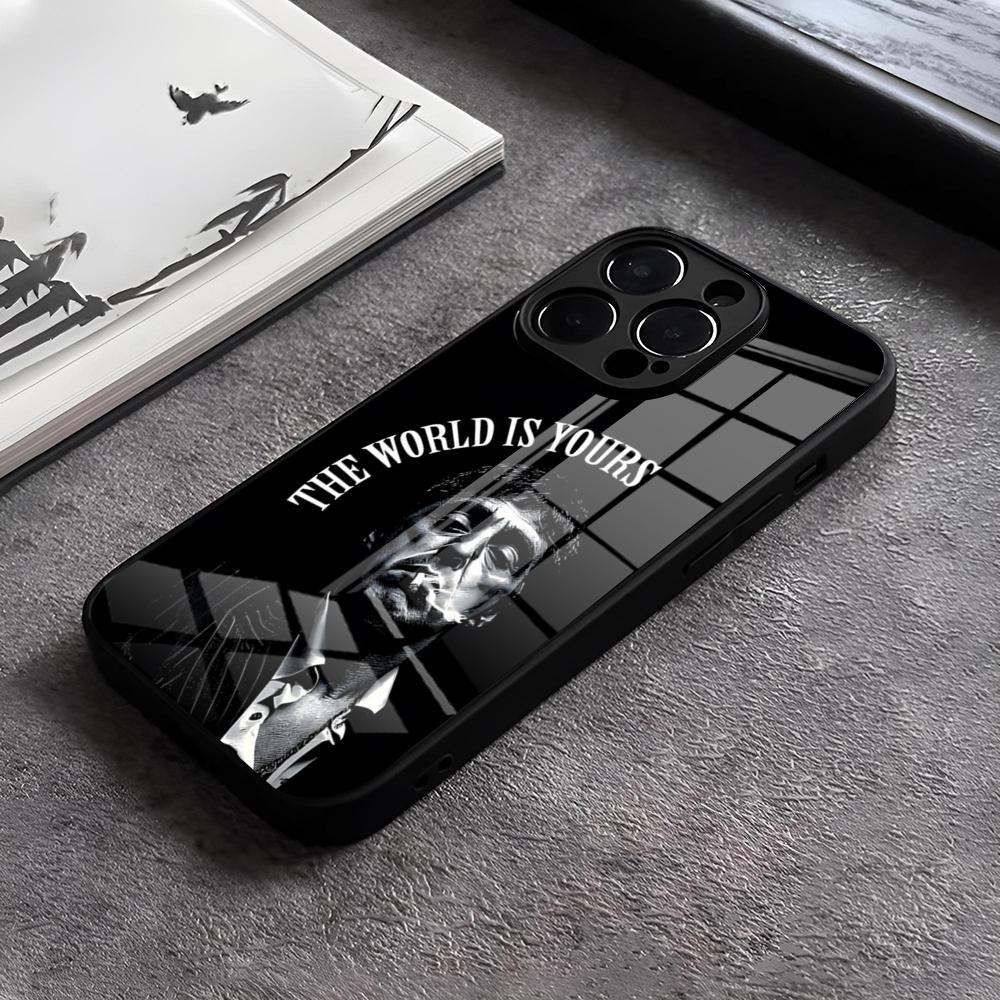 1983 Film S-Scarface Phone Case For IPhone 17 15 Pro Max 12 16 14 Plus 11 13 Pro X XR XS 7 8 Plus SE Glass Cover