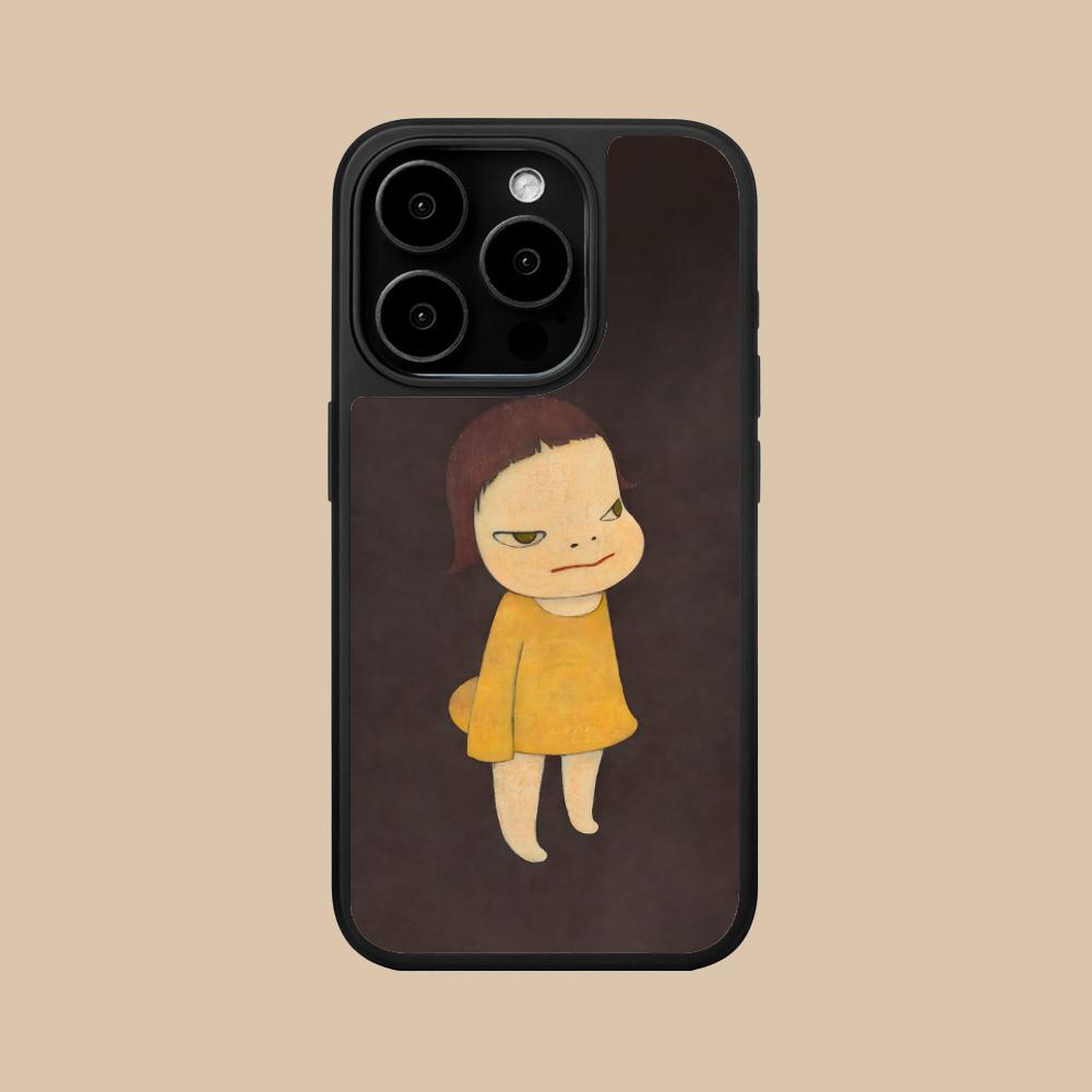 Anime Yoshitomo Nara Phone Case for iPhone 17 16 15 14 13 12 11 Air Pro Max Plus Matte Surface Colorful Cover Luxury Cellphones