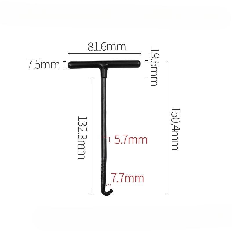 Motorcycle Exhaust Pipe Spring Hook T Shaped Hand-held Puller Repair Tool Universal Motor Accessories