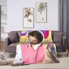 Warm Blankets Decorative Singer H-Harrys S-Styles  Bedding Throws  Flannel Bedspread For Outdoor Funny Sofa Bed Cover