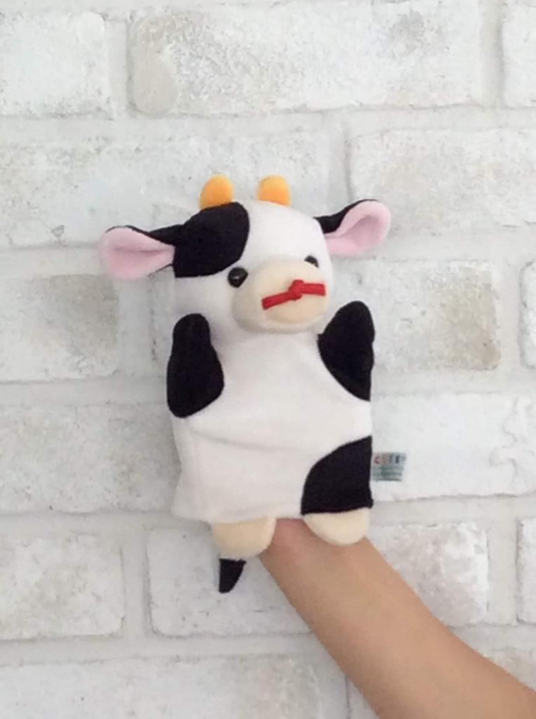 PUPPET COLLECTION NATURE & FARM Cow Hand Puppet for Kids