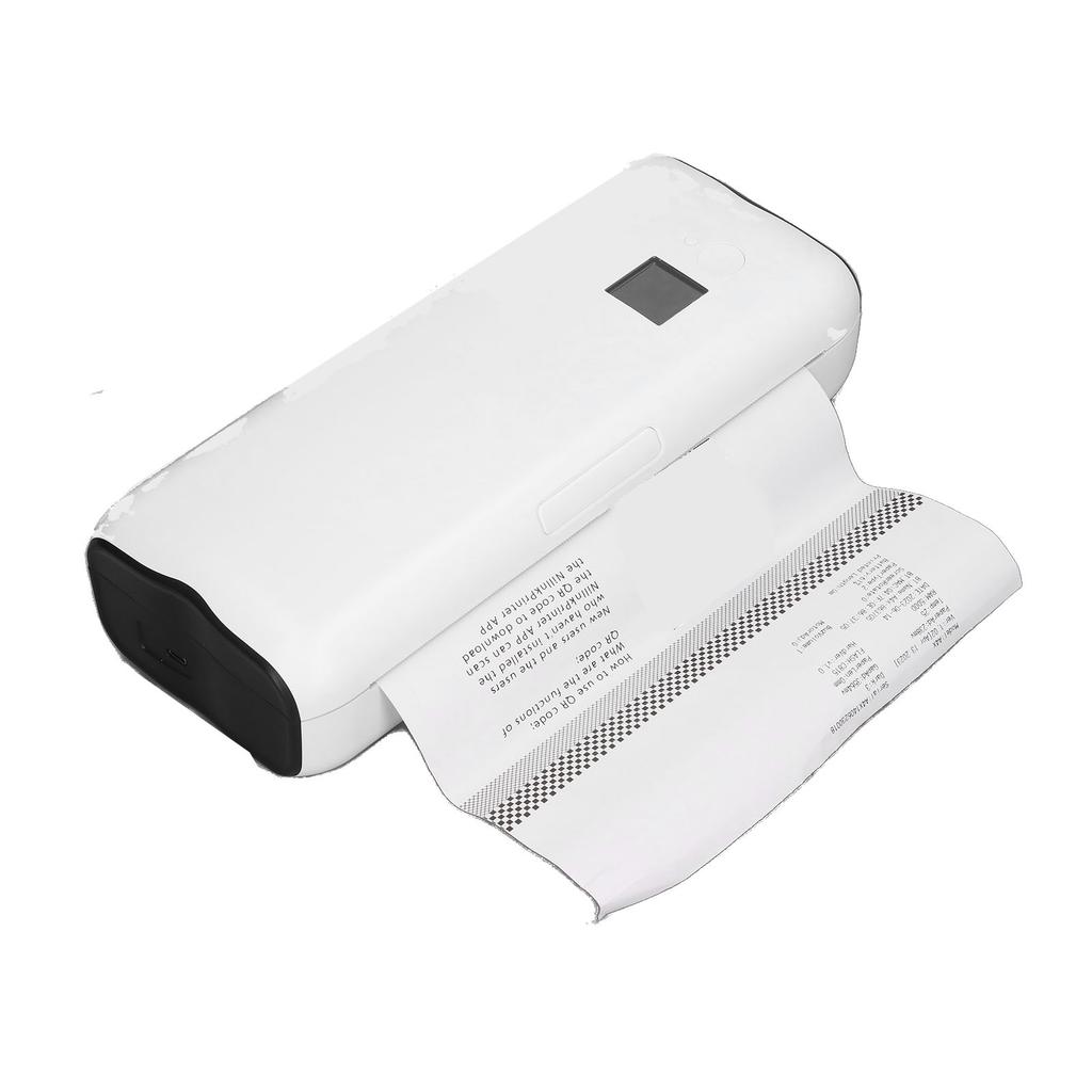 A4 Thermal Printer Bluetooth Rechargeable Portable Inkless Thermal Printer for Home School Office