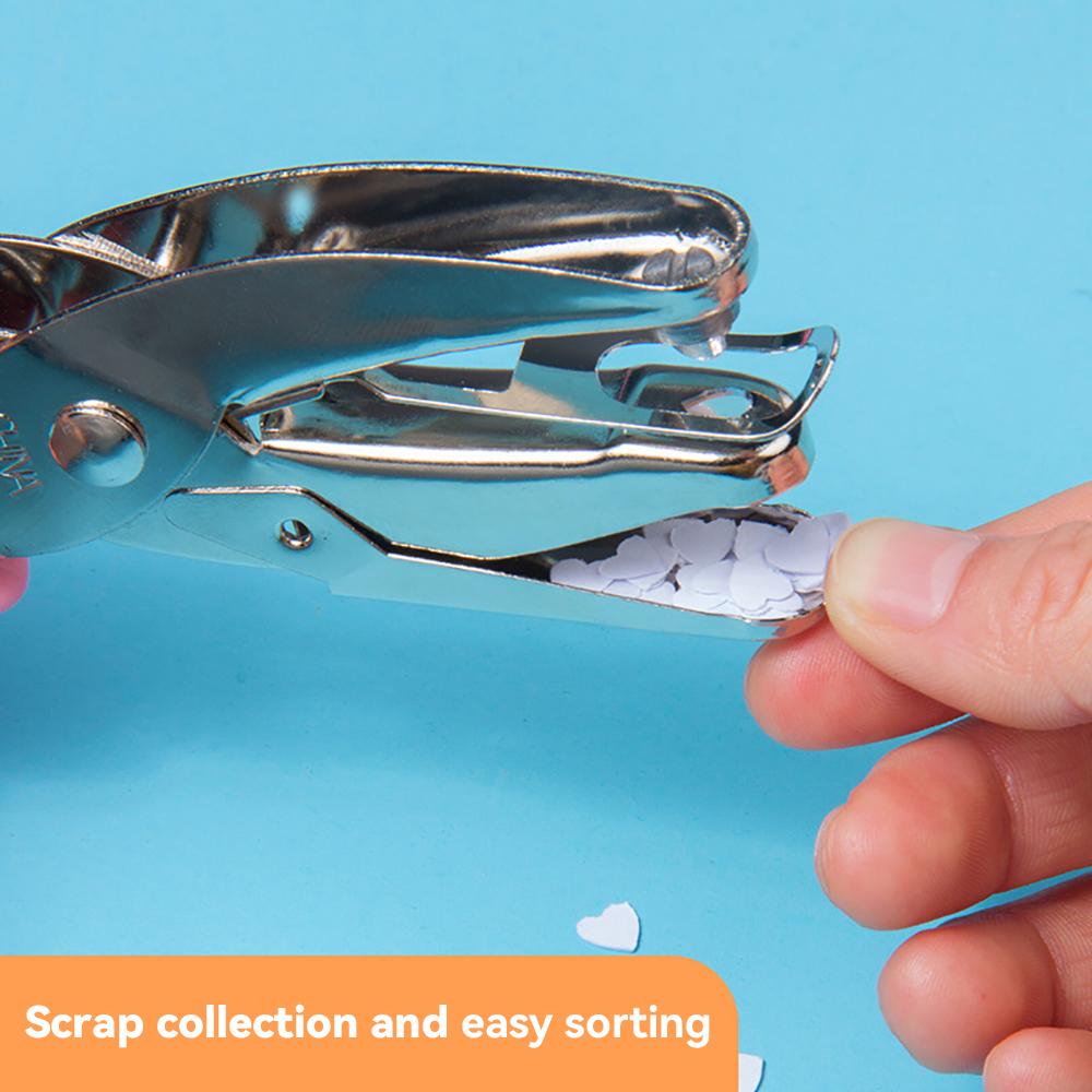 Cute Single Hole Puncher Scrapbooking Paper Punches 1.5/3/6mm Circle Hole Punch DIY Craft Cutter Paper Office School Supplies
