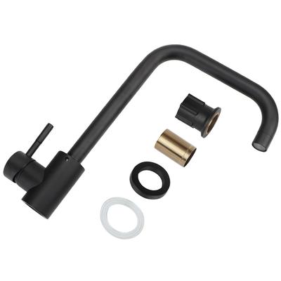 Hot and Cold Deck Mounted Sinks Black Pull Out Kitchen Sink Faucet Stainless Steel 360 Rotate Kitchen Faucet Mixer Tap Kitchen Accessories Kitchen Tap