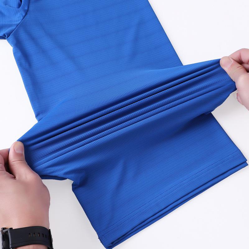 Custom Quick-Dry Round Neck Sports T-shirt with Logo Printing