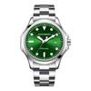 Brand Men's Automatic Skeleton Mechanical Waterproof Luminous Steel Strap Watch