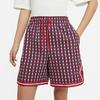 Jordan X Paris Saint-Germain Collaboration Loose Woven Sports Shorts Women Shorts Red DC0460-657
