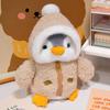 Penguin Brother & Sister Bib Plush Toy - Kid's Comfort Doll & Gift Pillow