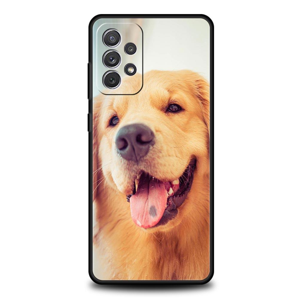 Custodia Telefono Amico Golden Retriever per Samsung Galaxy A51 A71 A21S A12 A11 A31 A52 A41 A32 A01 A23 A33 A53 A73 A03S A13 5G Cover