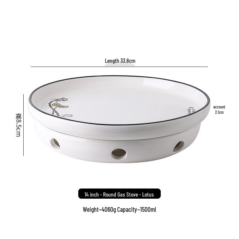 Ceramic Candle-Heated Warming Plate