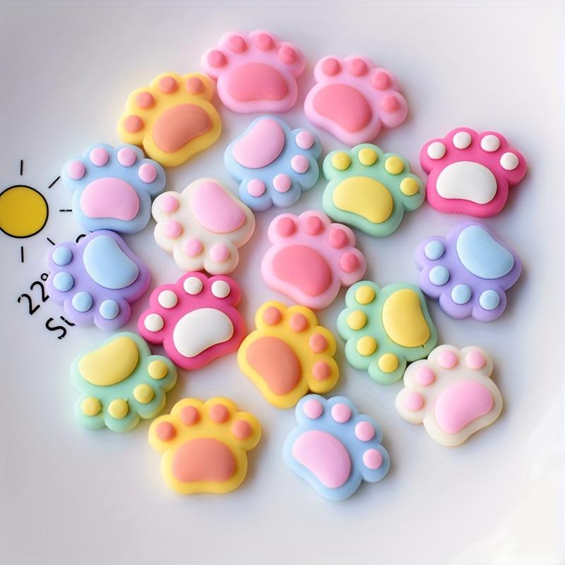 7Pcs Multicolored Cat Claw Refrigerator Home Decor Po Message Magnet Decoration