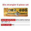 Multi-specification 8/12/20Pcs Multifunction Metric Hand Tap and Die Set M3-M12 Screw Thread Plugs Straight Taper Reamer Tools