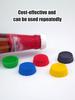 6PCS Silicone Bottle Cap Color Round Soft Glue Plug Keeps Fresh Vacuum Sealing Champagne Bottle Creative Kitchen Tool