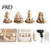 Kit Decorazione Fatto a Mano Conchiglia Kit Creativo Fai da Te, Creature Fantastiche di Conchiglie con Conchiglie e Strumenti, Set Creazioni per Principianti Idea Regalo