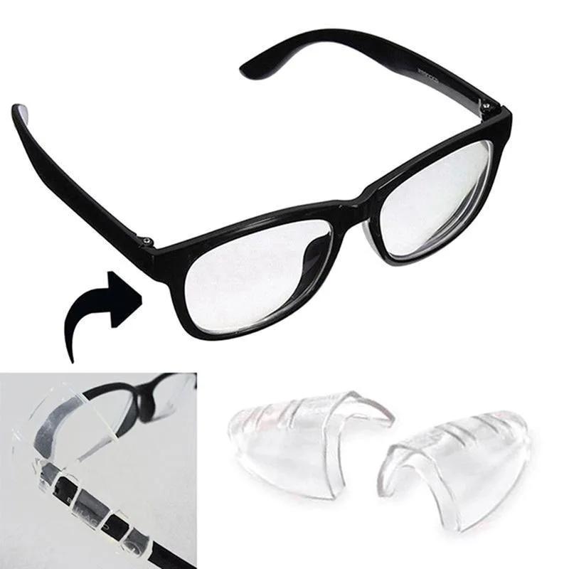Fashion Eye Flexible Clear Shields Universal Anti Fog Eye Glasses Side Protective Myopia Glasses Protector Protective Cover