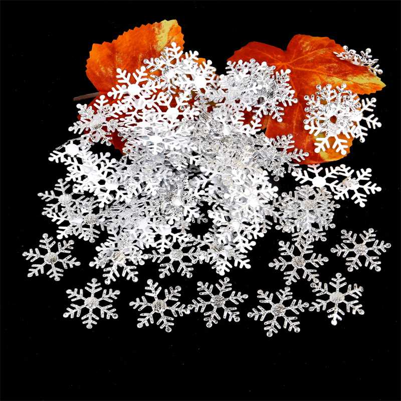 Christmas Decoration Snowflake Wedding Party Throwing Paper Scrap DIY Fake Snowflake Christmas Accessories