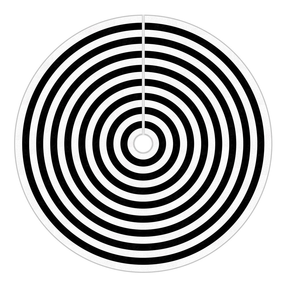 

Черно-белая юбка для рождественской елки, ежегодное кольцо, 48 дюймов, большой леденец, коврик для рождественской елки, праздничные принадлежности для рождественской вечеринки diameter 90cm