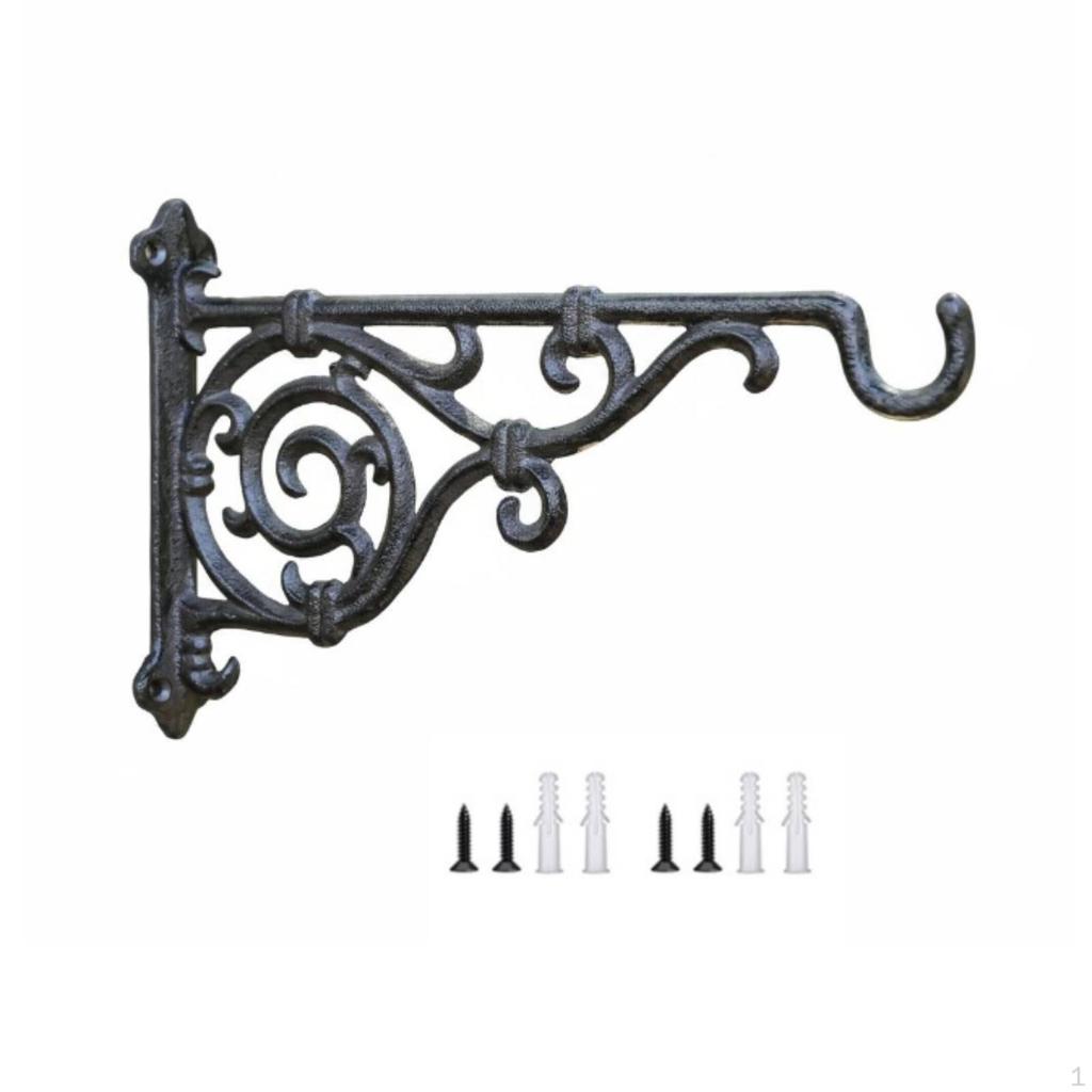 Cast HeavyDuty Coat Hook Decorative Rustic Wall Heavy Duty Vintage Style Hat Rack for Entryway,