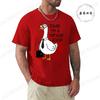 Summer Men's Tee T-shirt with Today I'm A Serious Goose Print T-Shirts Clothing Funny Sarcastic Tops Tees Daily Weekend Gifting