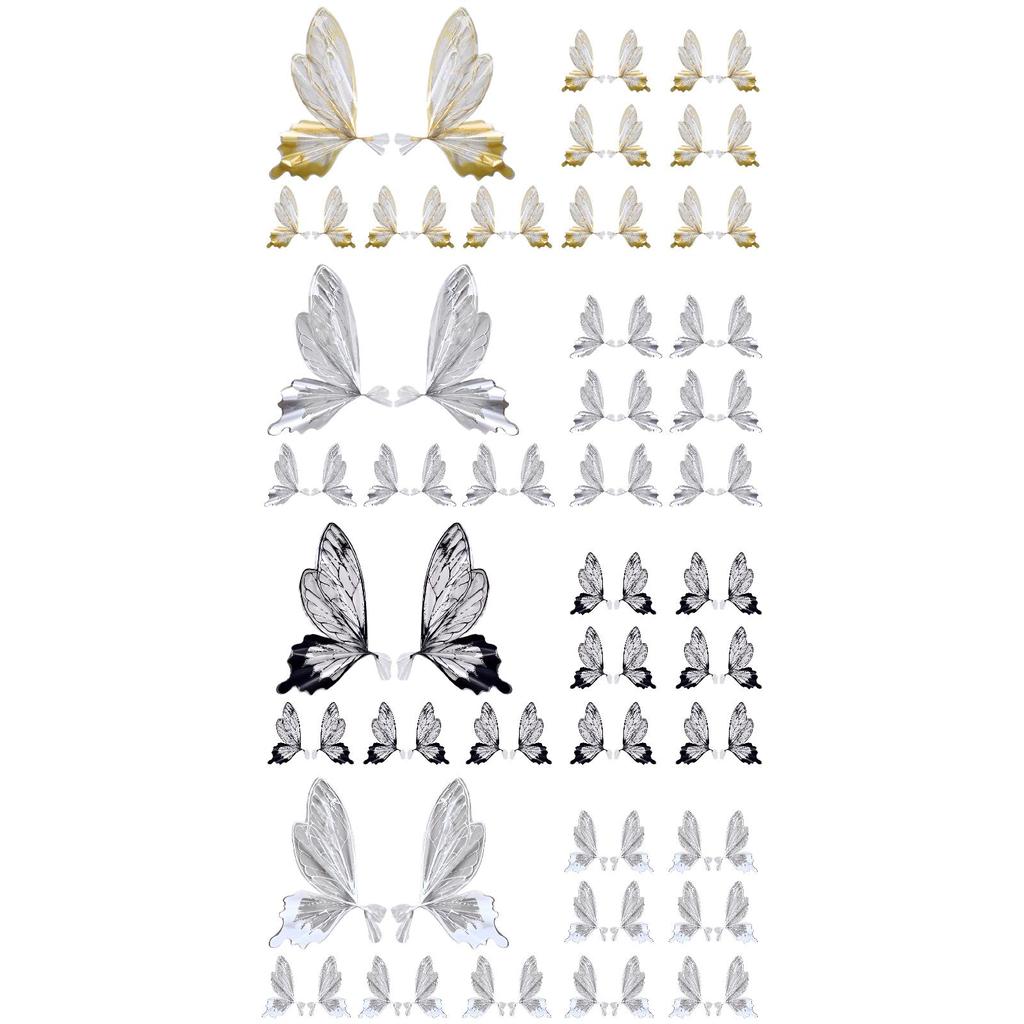 40Pcs Butterfly Flower Wrapping Paper for Shops Mother's Day Thanksgiving