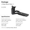 SMALLRIG A7C Hand Grip Grip for Sony Alpha 7C 7CR Arca Quick Release Plate Lightweight Silicone Side Handle for Quick Tripod Shooting 4797B II/A7CR
