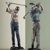 Luxury  Character Figurine  Modern Sport Statue Art Figurines Nordic Resin Crafts for Living Room