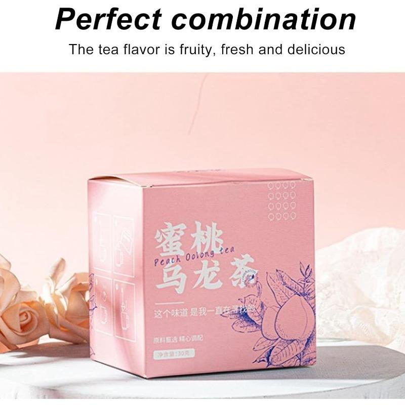 Pfirsich Oolong Tee 50g/1.8oz Weißer Pfirsich Früchteteebeutel Mit Fruchtigem