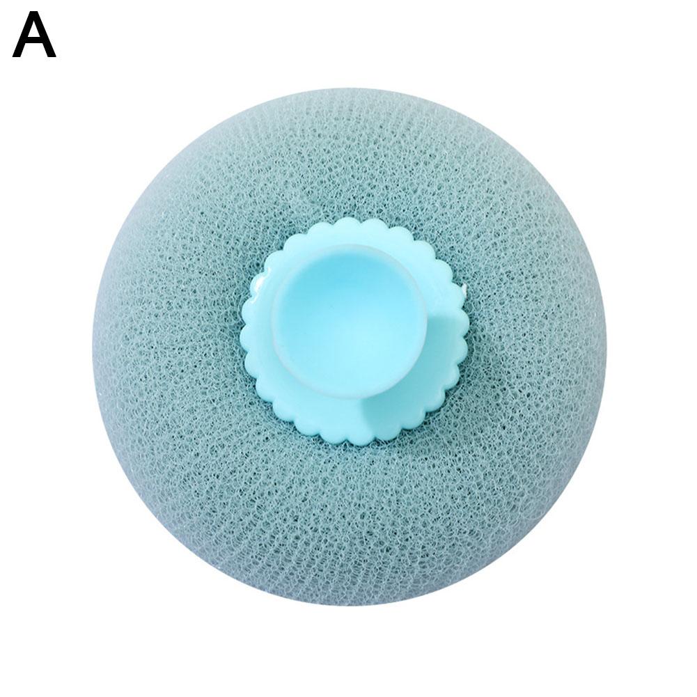 

1 шт., 3D натуральная мочалка для ванны с присоской, чашка для скраба для тела, аксессуары для японского массажа Bathro U5E2 blue-1pcs