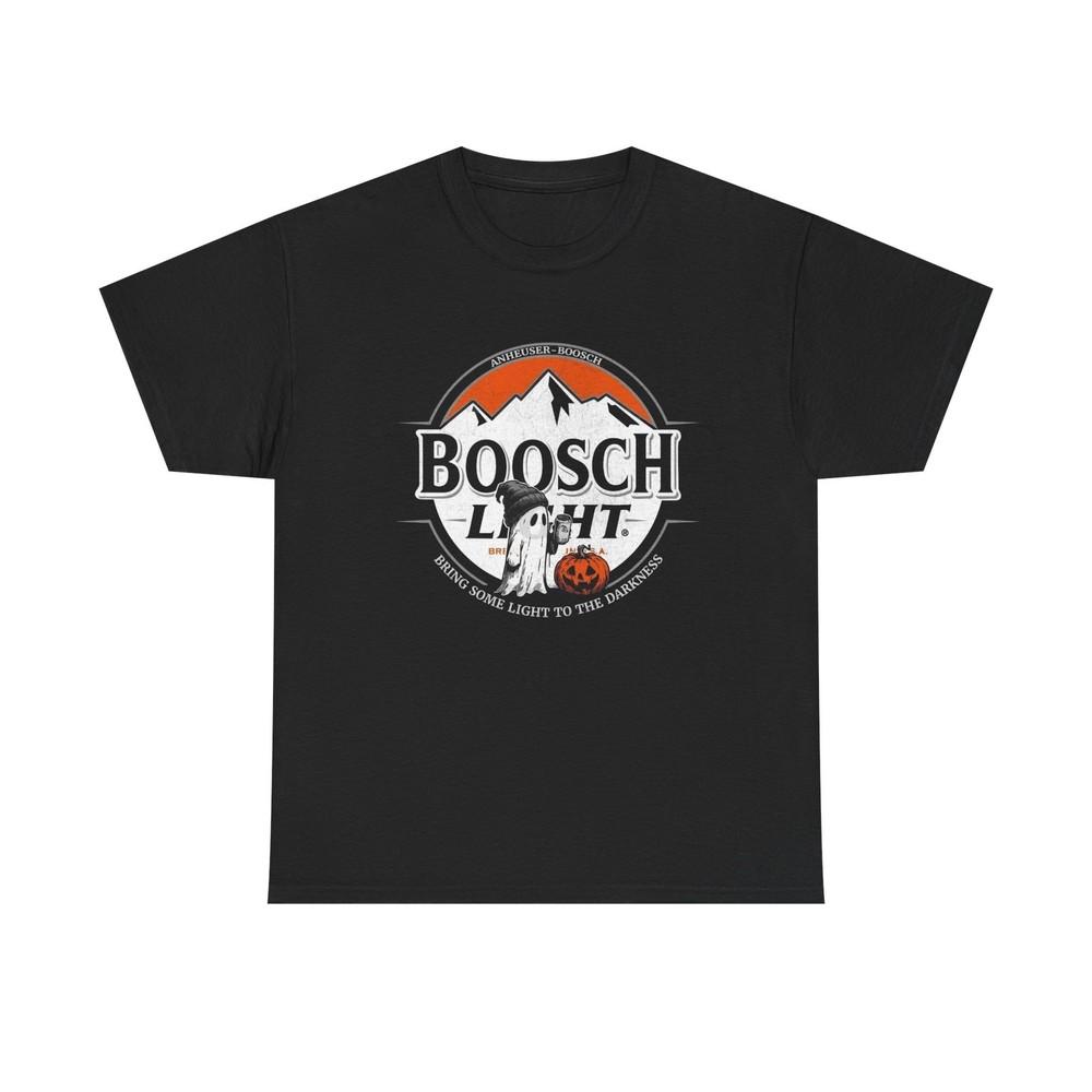 Busch Light Funny Halloween Ghost Graphic T Shirt Heavy Cotton Tee NEW GIFT Unisex T-Shirt XXXL