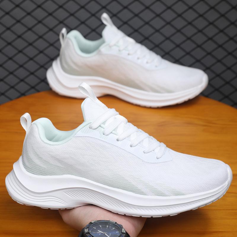 Summer new casual mesh sports running shoes men's and women's same versatile fly-woven shoes soft-soled sports shoes