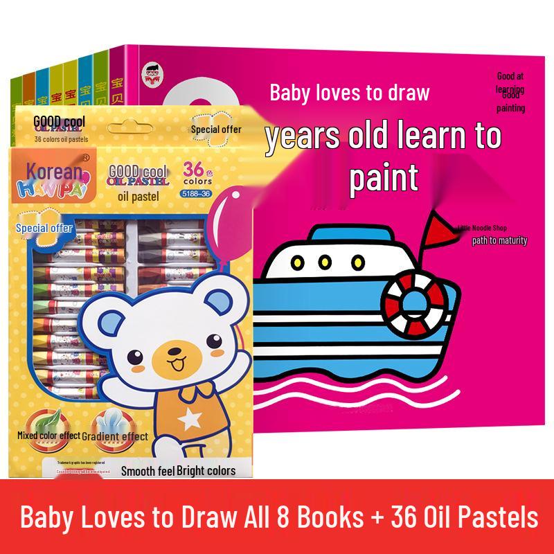 Kids' Coloring and Drawing Book Set: Doodle & Paint for Kindergarten