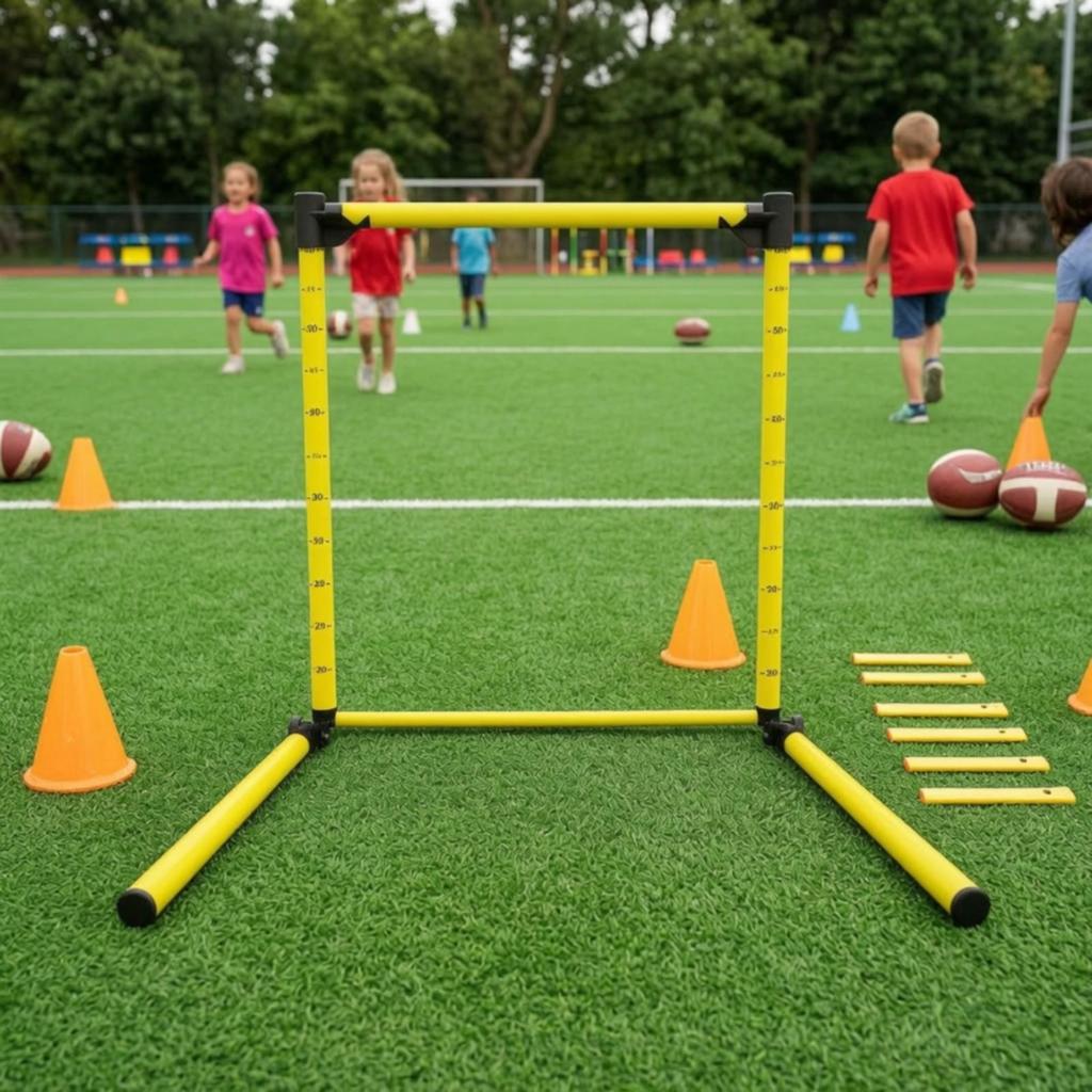 Adjustable Agility Hurdles Versatile Lightweight PVC Training