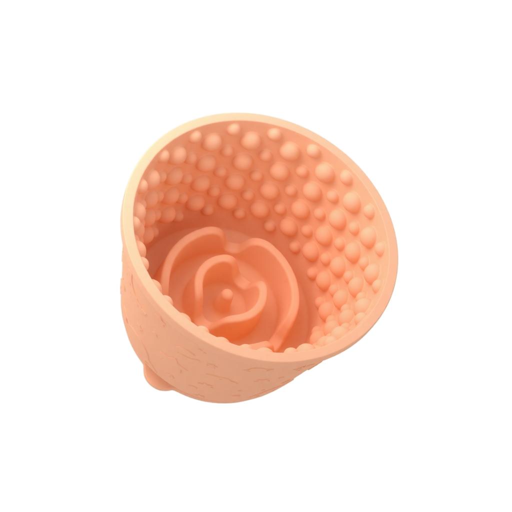 Large Slow Feed Dog Bowl - Silicone - Pet Bowl for Slow Eating