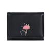 Multi-card Slot Cartoon Short Wallet Solid Color Coin Purse Cute Three Fold Card Bag  Girl
