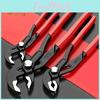 With Joint Groove Pliers Ergonomic Handle High Hardness Adjustable Pliers Vjaw Tongue Water Pump Groove Pliers Wrench