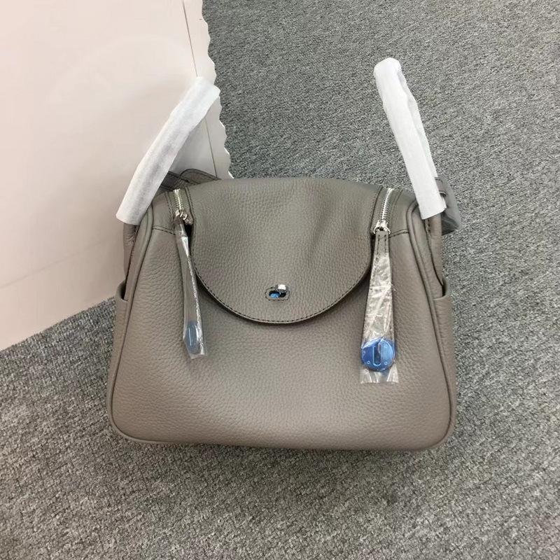 

2026 New Genuine Leather Women s Bag Top Layer Cowhide Togo 30cm Lindi Crossbody Medicine Cross-border 30cm