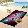 Asciugamano da Spiaggia Personalizzato Stampato Lionel Messi Logo Calcio Supporto Nome Personalizzato Testo Asciugamano Assorbente Per Sport Viaggio Regalo Speciale