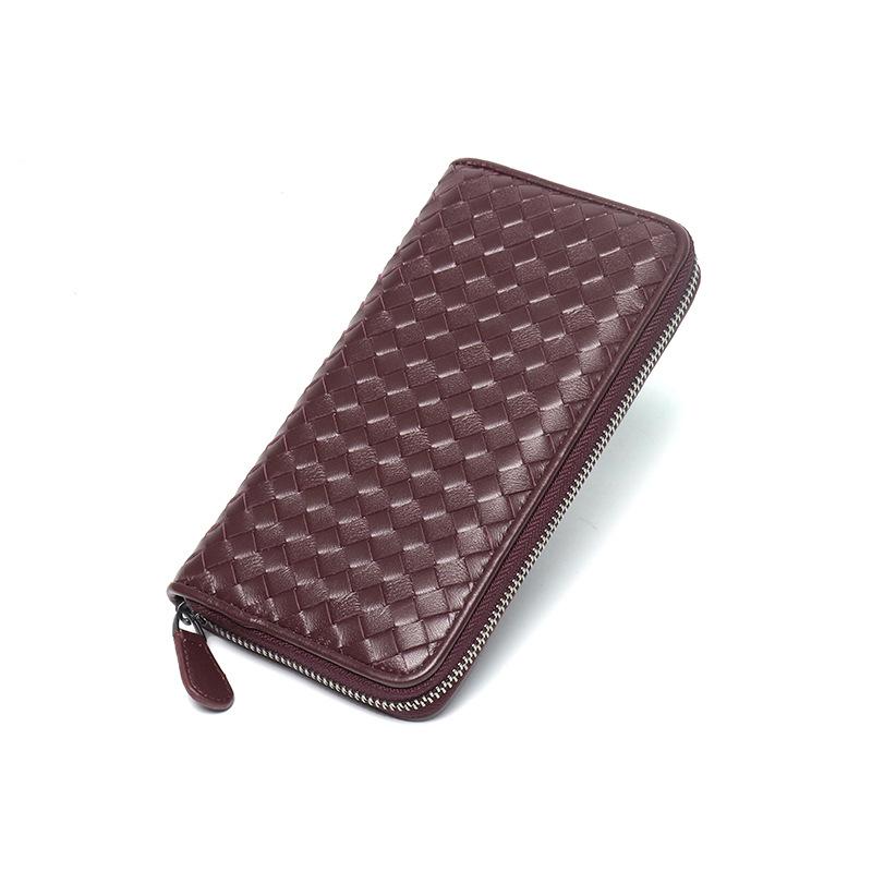 

Женский кожаный кошелек ручной работы из первой овчины мужской и женский кошелек длинный клатч