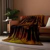 Heart Gesture on Warm Tones Blanket for all seasons blanket lunch break throw gift