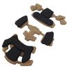 Helmet Padding Helmet Liner System Sponge Cushion Foam Pads Replacement Universal Padding Inner Protective Pads Set Kit Brown